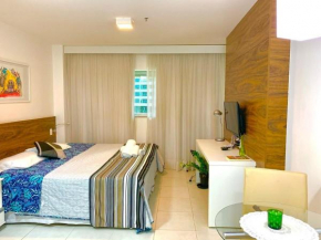 F218 CB Excelente Flat em Hotel Area Central